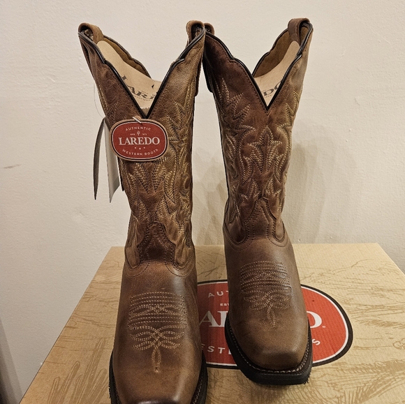 Women's Laredo Square Toe Cowboy Boots (NEW) - Picture 6 of 9